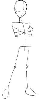 Boy body sketch 1